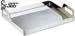 Polished Matte Surface Rectangular Buffet Serving Tray Stainless Steel Tableware OEM Service