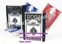 Waterproof Prestige Plastic Bicycle Jumbo Index Playing Cards With Marking