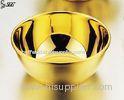 11.7 CM Bowl Shaped Gold Plated Chinese Tableware Finger Bowl / Washing Bowl