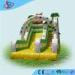 Green Large Tigger Inflatable Dry Slides Rent For Amusement Park