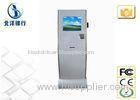 High Resolution Money Giving 17 inch POS Kiosk With Pinpad / MSR Reader / Printer