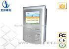 Vandal - Proof Wall Mounted Kiosk Currency Exchange Kiosks With Keyboard