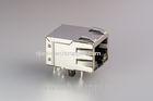 Vertical RJ45 With Transformer 8 Pin Single Port With Shield And LED Female Jack
