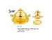 Silver Plated Superior Shark Fin Stand For Serve Shark Fin Gold Plated Cutlery