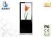 Indoor floor standing lcd advertising panel digital signage kiosk for Transportation
