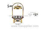 14 Inch Middle East Tempering Glass Buffet Chafing Dish With Standing Hanger