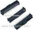 Black Female Pin Headers Double Low 60 Pins SMT With Cap LCP Plastic