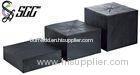 Square Black Natural Slate Buffet Display Stands For Displaying Food And Beverage