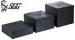 Square Black Natural Slate Buffet Display Stands For Displaying Food And Beverage