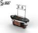 European Classical Style Oval Shape Mobile Buffet Stations for Roast Meat Serving