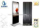 Floor stand lcd touch screen digital poster digital signage kiosk for Construction