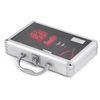 Silver Acrylic Aluminum Tool Box Hard Travel Cases With Metal Lock