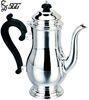 Polished Stainless Steel Coffee Pot Vintage Tea Party Tableware For Banquet / Dining Room