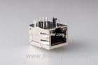 Internal Magnetic RJ - 45 With Transformer Shielded LED Color No EMI