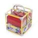 Customized Acrylic Portable Plastic Cosmetic Box / Jewelry Clear Plastic Makeup Storage