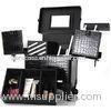 Makeup Artist Carry Case With Tray PVC Cosmetic Train Trolley Makeup Box