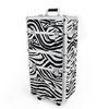 Pink Zebra Cosmetic Bag Portable Beauty Trolley Makeup Travel Case