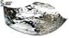 SUS304 Seafood / Fruit Display Hammered Silver Plated Butter Dish with 2 Sizes
