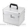 Square Aluminum Tool Box / Portable Tool Storage Silver Aluminum Case