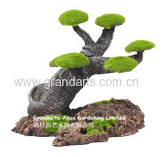 aquarium decor bonsai tree