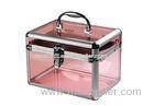 Household Lady Plastic Cosmetic Box Makeup Organizer Vanity Pink Storage Boxes