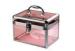 Household Lady Plastic Cosmetic Box Makeup Organizer Vanity Pink Storage Boxes
