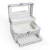 Custom ABS Aluminum Cosmetic Case Makeup Storage Boxes With Mirror