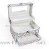 Custom ABS Aluminum Cosmetic Case Makeup Storage Boxes With Mirror