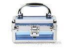 Blue Acrylic Cosmetic Case Home Makeup Organizer Beauty Storage Box