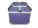 Octangle Shape Aluminum Makeup Storage Box Solid Luxury Purple 264264230 mm