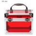 BV Acrylic Make Up Case Transparent Beauty Box Aluminum Frame Environmental Material