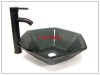 tinted tempered glass basin