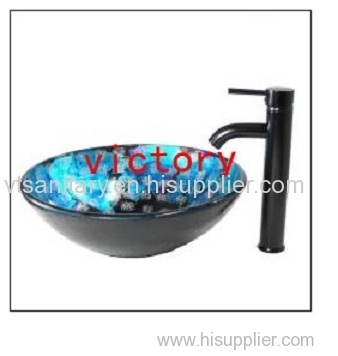 Modern Bathroom Glass Basin