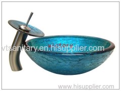 Coloured Glass Washing Basin