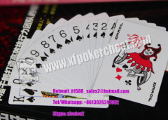 Magic Props Revelol 555 Playing Cards / Paper Marked Poker For Analyzer Predictor