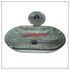 top grade art glass handpainted basin