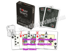 Belgium Copag Plastic Red Poker Stars Marked Poker Cards For Poker Analyzer