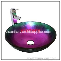 Coloured Glass Washing Basin