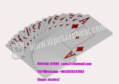 Waterproof Kem Arrow Plastic Playing Cards for Poker Predictor Cheating Poker Cards