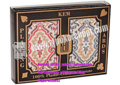 Poker Scanner Recyclable Marked Plastic Paisley Kem Arrow Playing Cards