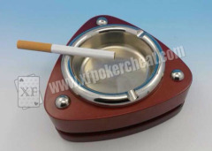 Colorful Poker Scanner Plastic Round Ashtray Hidden Cheating Camera