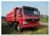 Drive model 8X4 SINOTRUK 336 hp tipper truck / dump truck with HYVA Hdraulic lifting system