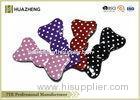 Protective Colored Decorative Velcro Hair Clip Resusable Bow Shaped