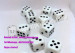 Fixed Dice Of Casino Magic Dice With High Stability For Gamble Cheat