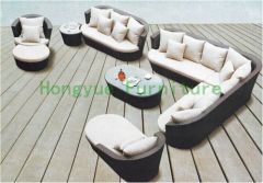 Wicker rattan sofa set furniture rattan outdoor furniture