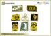 Various Pantone Chart PVC Hook And Loop Badge professional Durable