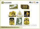 Various Pantone Chart PVC Hook And Loop Badge professional Durable