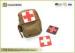 Red Cross Printed Soft Rubber / PVC Badge Resusable Ecofriendly