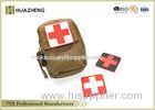 Red Cross Printed Soft Rubber / PVC Badge Resusable Ecofriendly