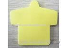 Single color T shirt shape Fancy Sticky Notes for kids 70 x 70mm